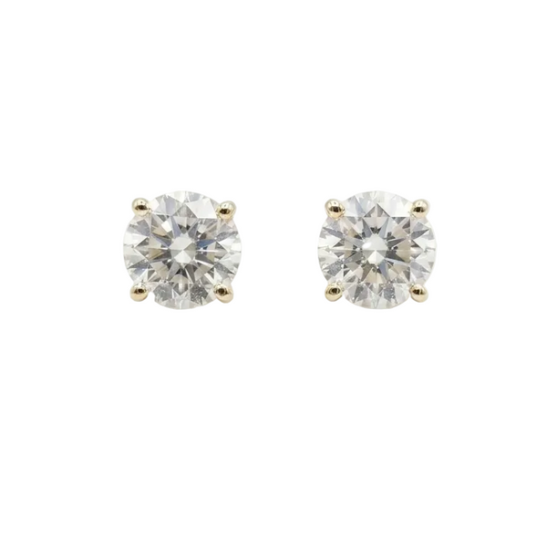 Boucles d'oreilles en or jaune 18 K - 1.27 G
