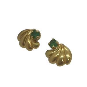 Boucles d'oreille Pierres Vertes