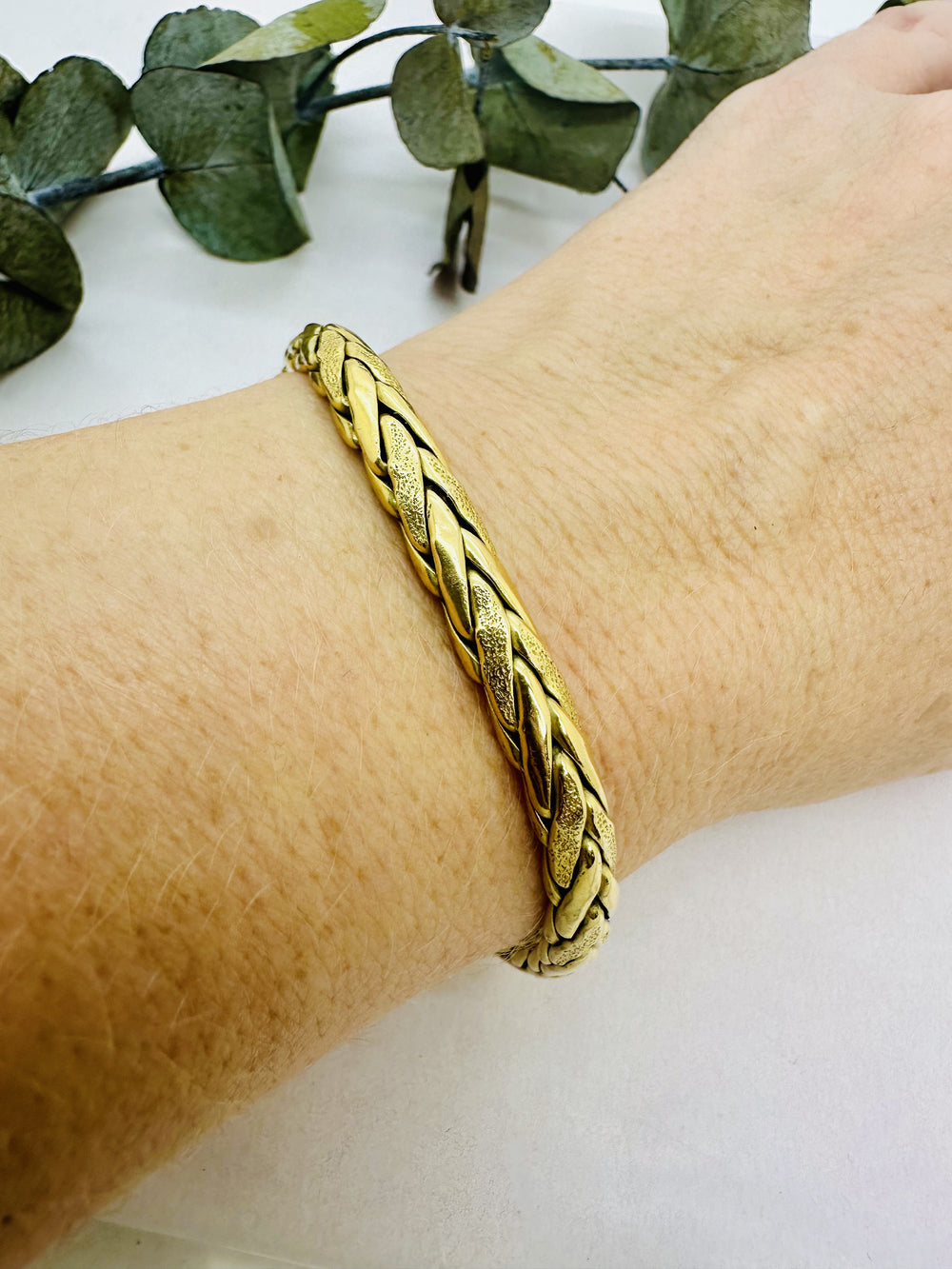 Bracelet Or Maille Palmier