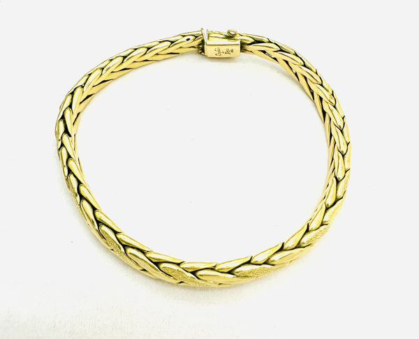 Bracelet Or Maille Palmier