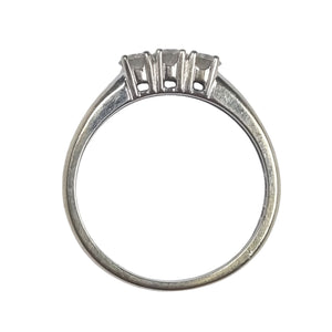 Bague Or Blanc et Diamants