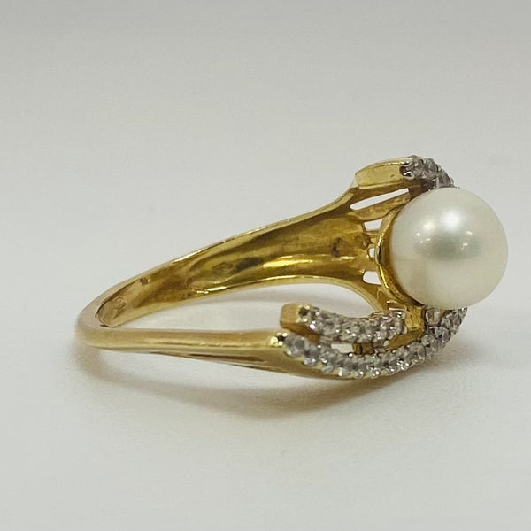 Bagues Or avec Oxyde et Perles