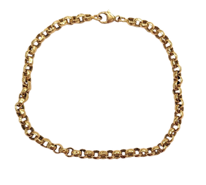 Bracelet Maille Jaseron Or Jaune 18 carats 3.92 Grs