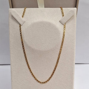 Collier or maille marine