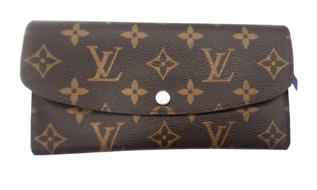 Portefeuille Louis Vuitton Modèle Emilie en Toile Monogram Marron