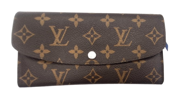 Portefeuille Louis Vuitton Modèle Emilie en Toile Monogram Marron