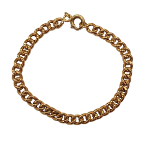 Bracelet Gourmette Or Jaune