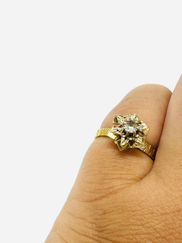 Bague Fleurs Oxydes