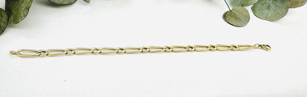 Bracelet Or Maille Figaro