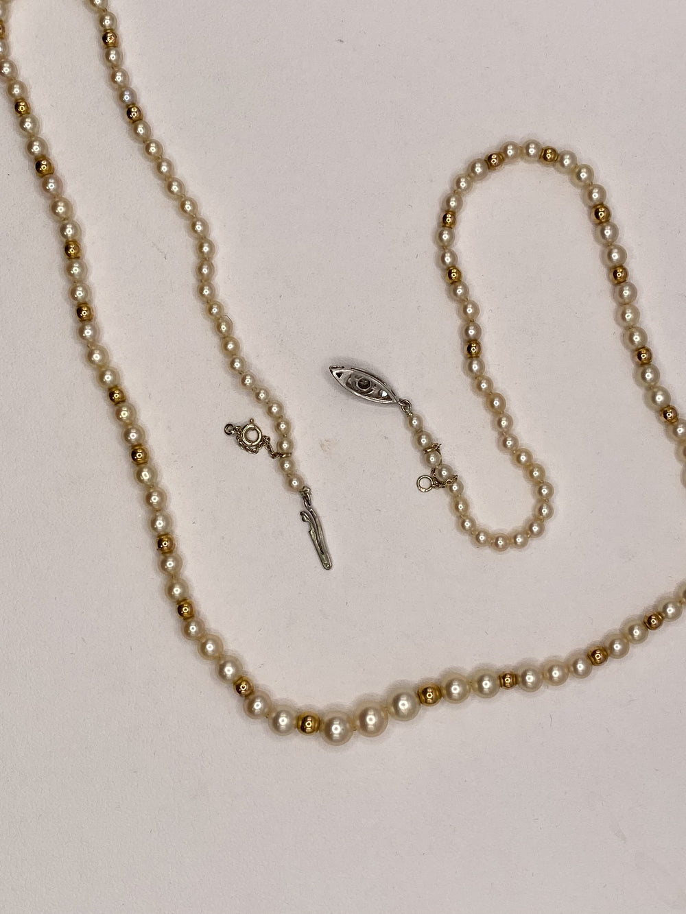 Collier 2 Ors Perles de Culture