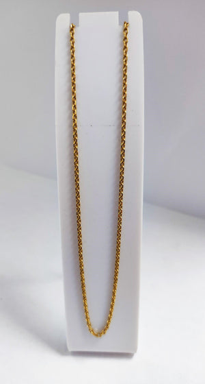 Collier Or Maille Forçat