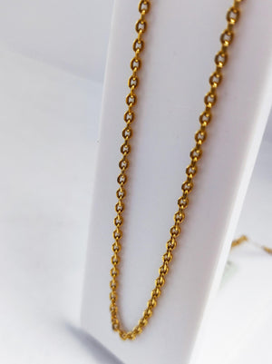 Collier Or Maille Forçat