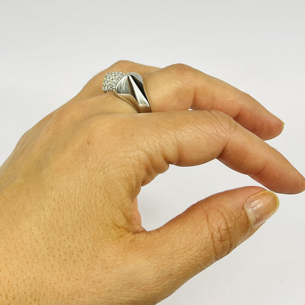 Bague Noeud Or avec Diamants