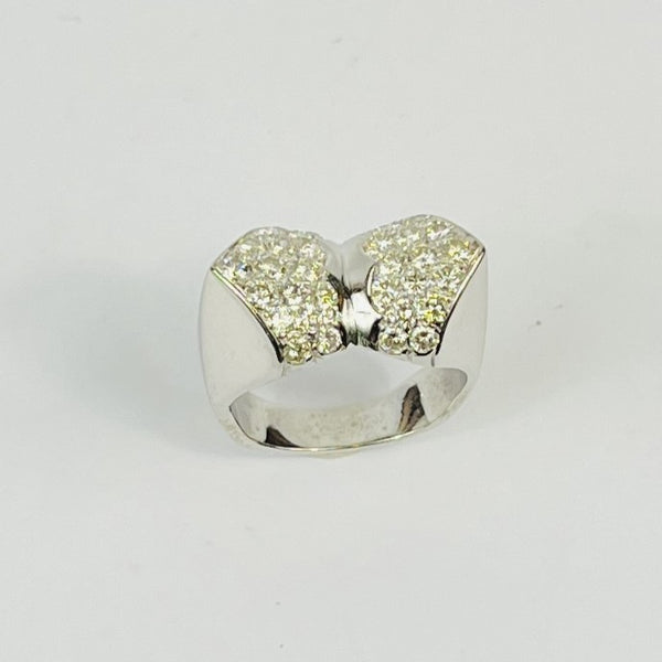 Bague Noeud Or avec Diamants