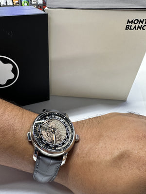Montre Montbanc Star Legacy Alligator Grey Orbis Terrarum 128675