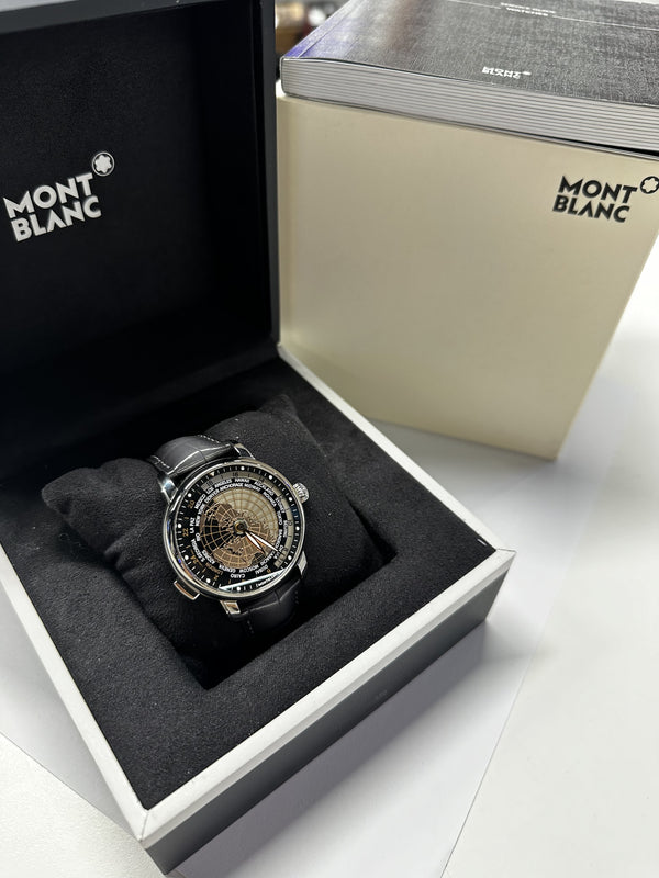 Montre Montbanc Star Legacy Alligator Grey Orbis Terrarum 128675