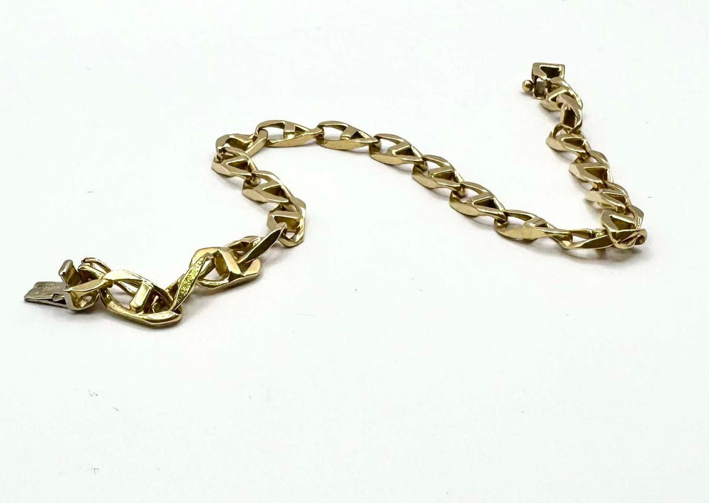 Bracelet Or Maille Marine