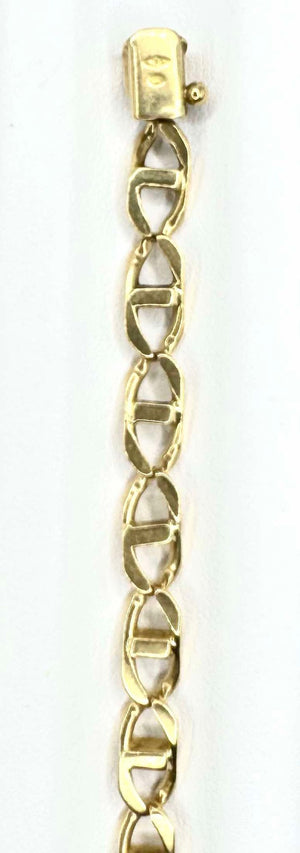 Bracelet Or Maille Marine