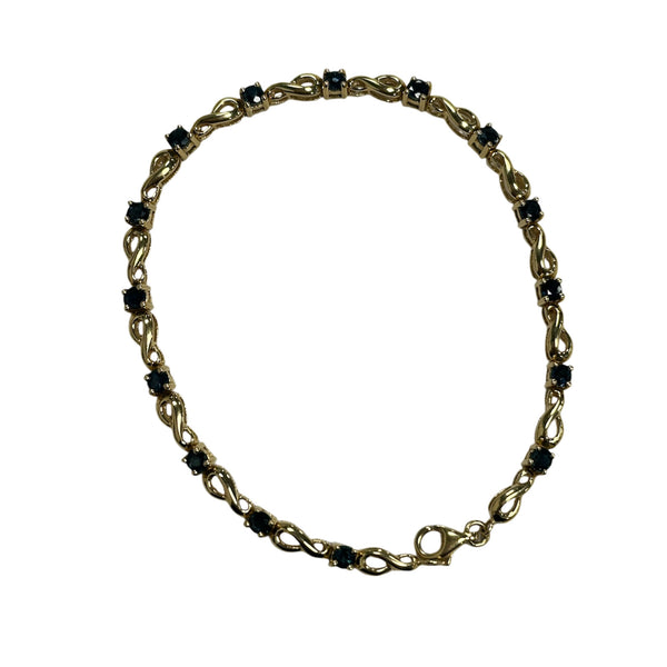 Bracelet Or avec Saphirs