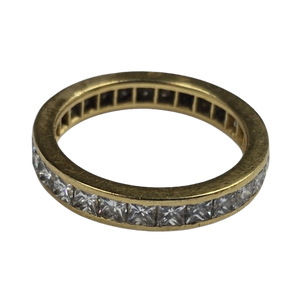 Alliance tour complet avec diamants 0,03 carat