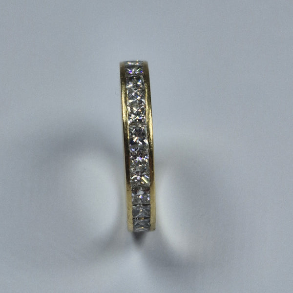 Alliance tour complet avec diamants 0,03 carat