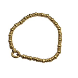 Bracelet Maillon Fantaisie Or Jaune 18 Carats 19cm