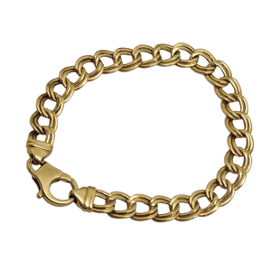 Bracelet or maille gourmette