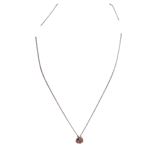 Collier Or avec Tourmaline et Diamants