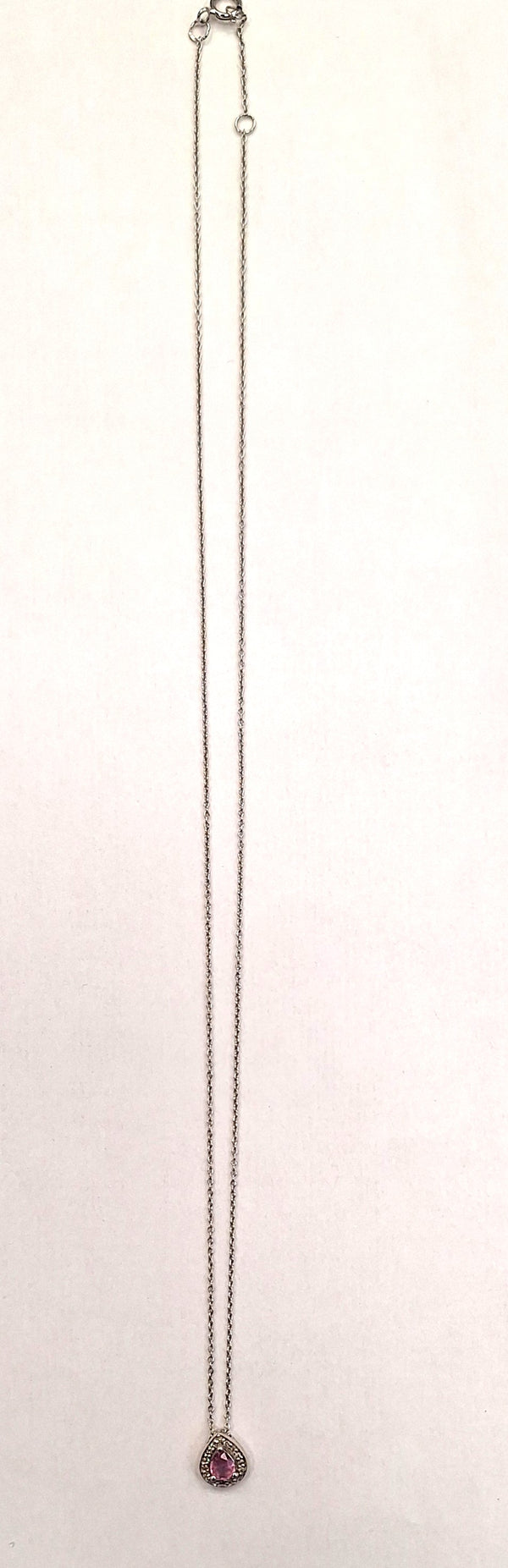 Collier Or avec Tourmaline et Diamants