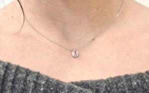 Collier Or avec Tourmaline et Diamants