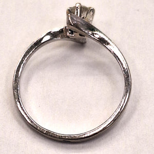Solitaire Diamant Or Blanc 18K