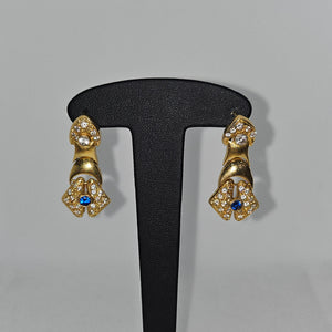 Boucles d'oreilles en or jaune 18 K - 12.32 G