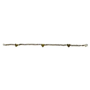 Bracelet Or avec Coeurs