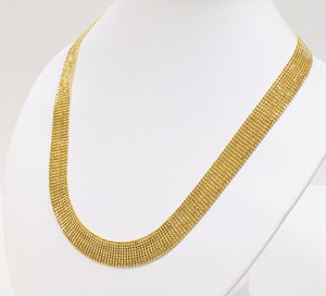 Coller Or avec Perles Diamantées