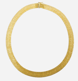 Coller Or avec Perles Diamantées