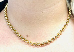 Collier Or Maille Jaseron