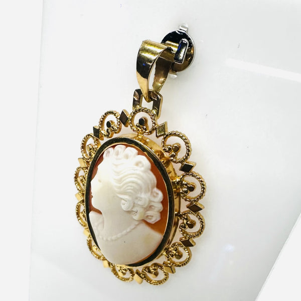 Pendentif Or avec Camée