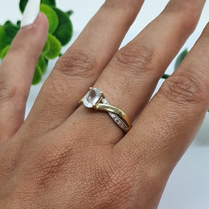 Bague Or avec Oxyde
