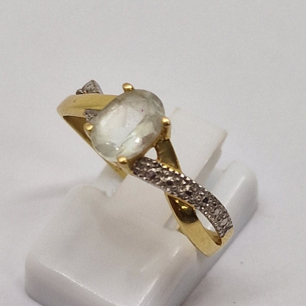 Bague Or avec Oxyde