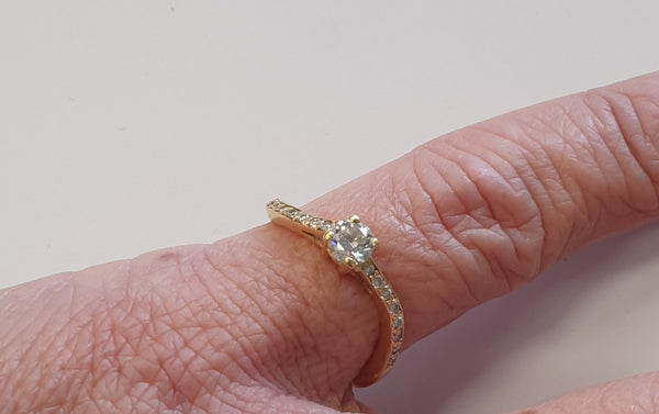 Bague Or avec Diamants