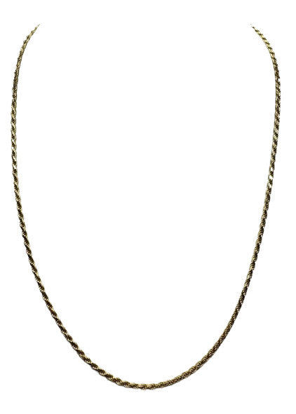 Chaîne Or Maille Corde