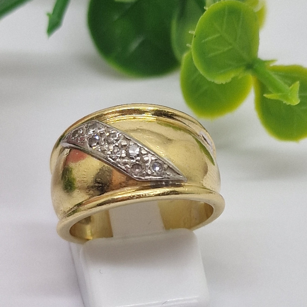 Bague Jonc Or avec Diamants