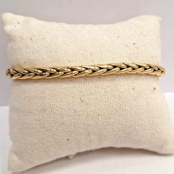 Bracelet Or Maille Palmier