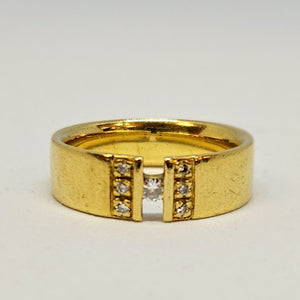 Bague Or avec Diamants