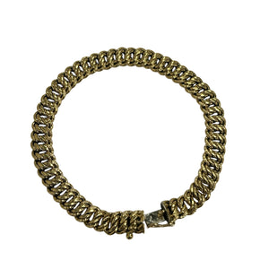 Bracelet Or Jaune Maille Américaine