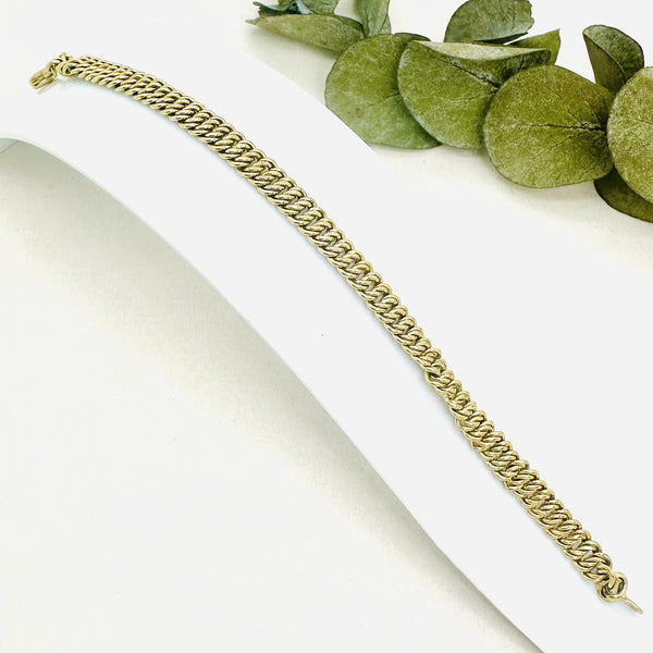 Bracelet Or Maille Américaine