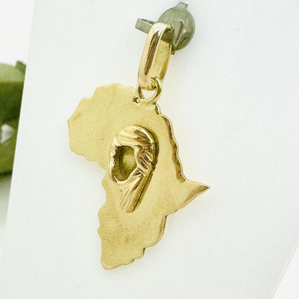 Pendentif Or Afrique