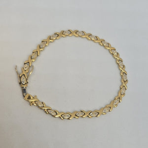 Bracelet Or avec Oxydes