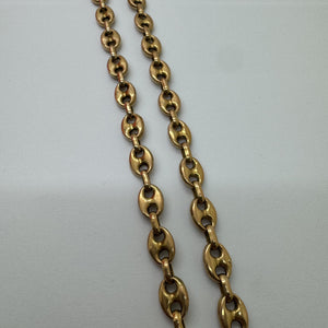 Chaîne Or Maille Grain de Café