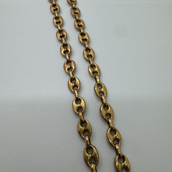 Chaîne Or Maille Grain de Café